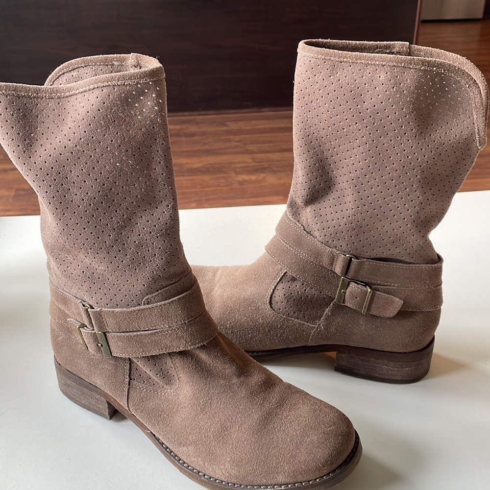 Crown Vintage Bootie Suede, Mesh Shaft
